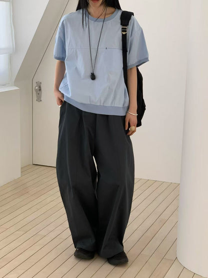 韓國直送Casual Short Sleeve Top / pants 👕👖 ✨ - HLY &amp; CHOCCICO