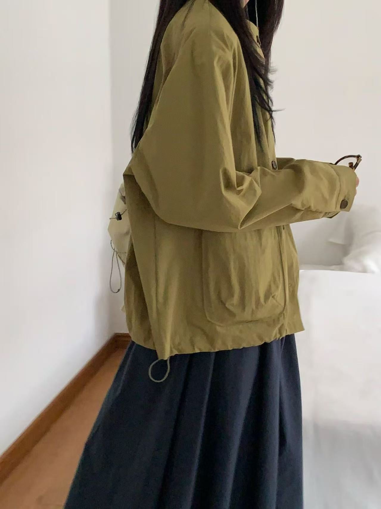 韓國直送Casual Utility Jacket - HLY &amp; CHOCCICO