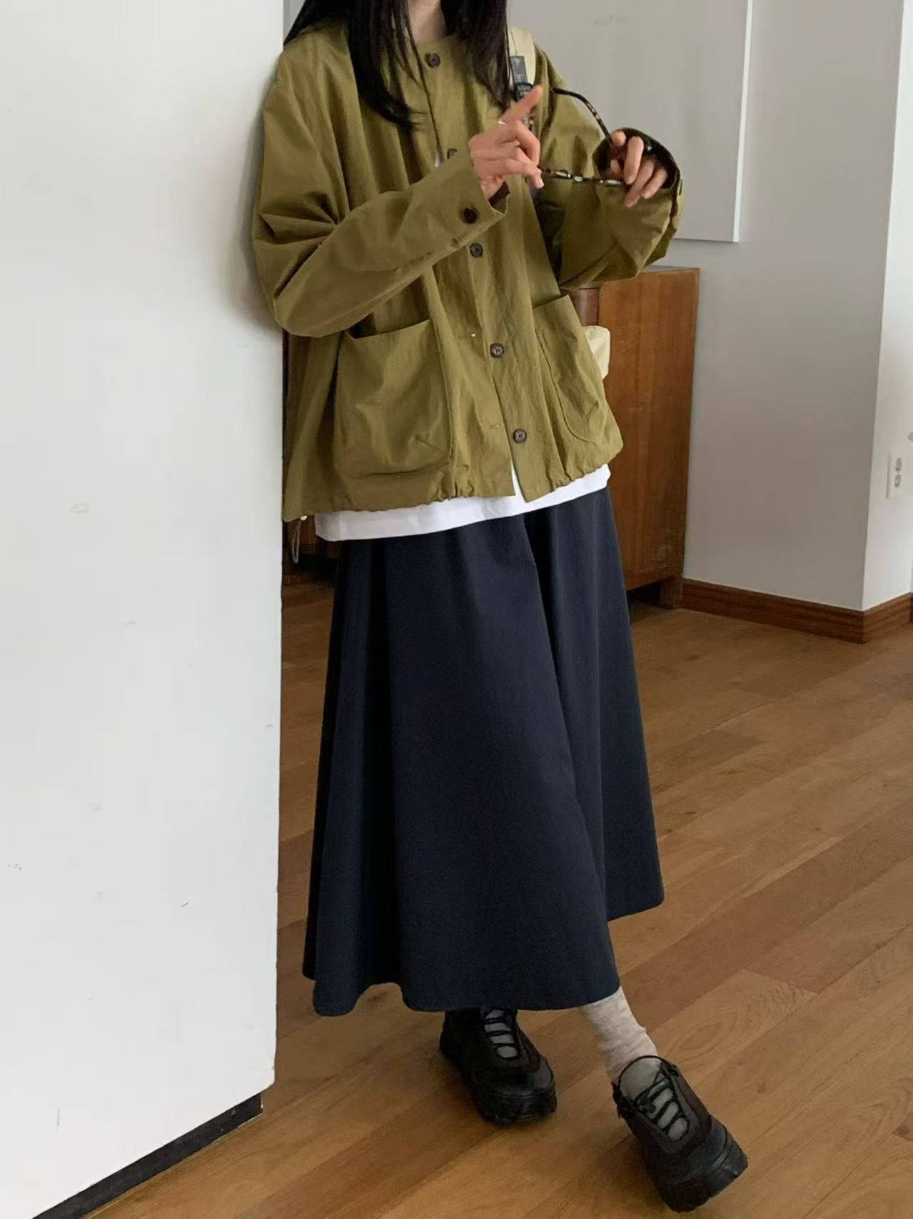 韓國直送Casual Utility Jacket - HLY &amp; CHOCCICO