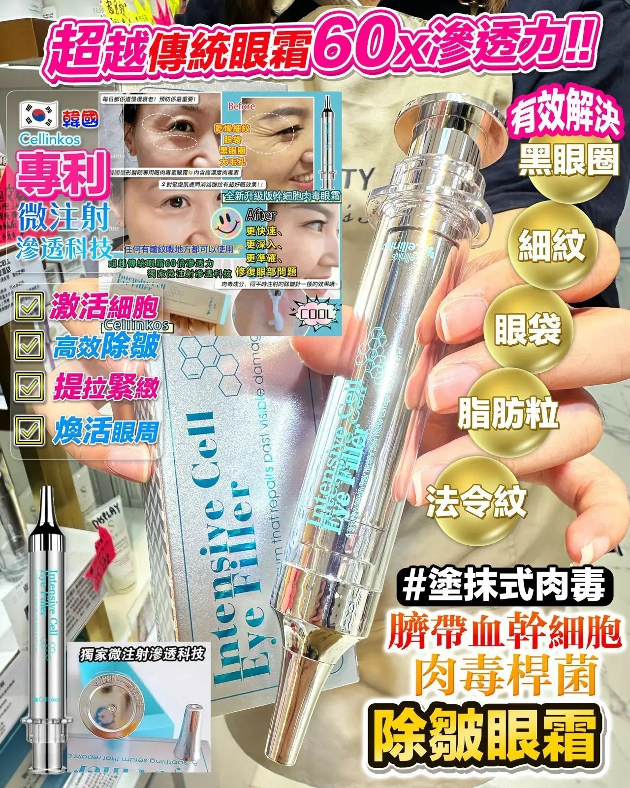 Cellinkos 全新升級版 Magic Eye 逆時針  💥正貨雷射貼💥 HLY & CHOCCICO