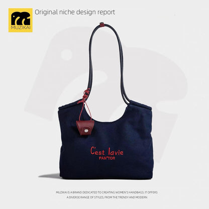 C’est Lavie Tote bag 3色入 - HLY &amp; CHOCCICO