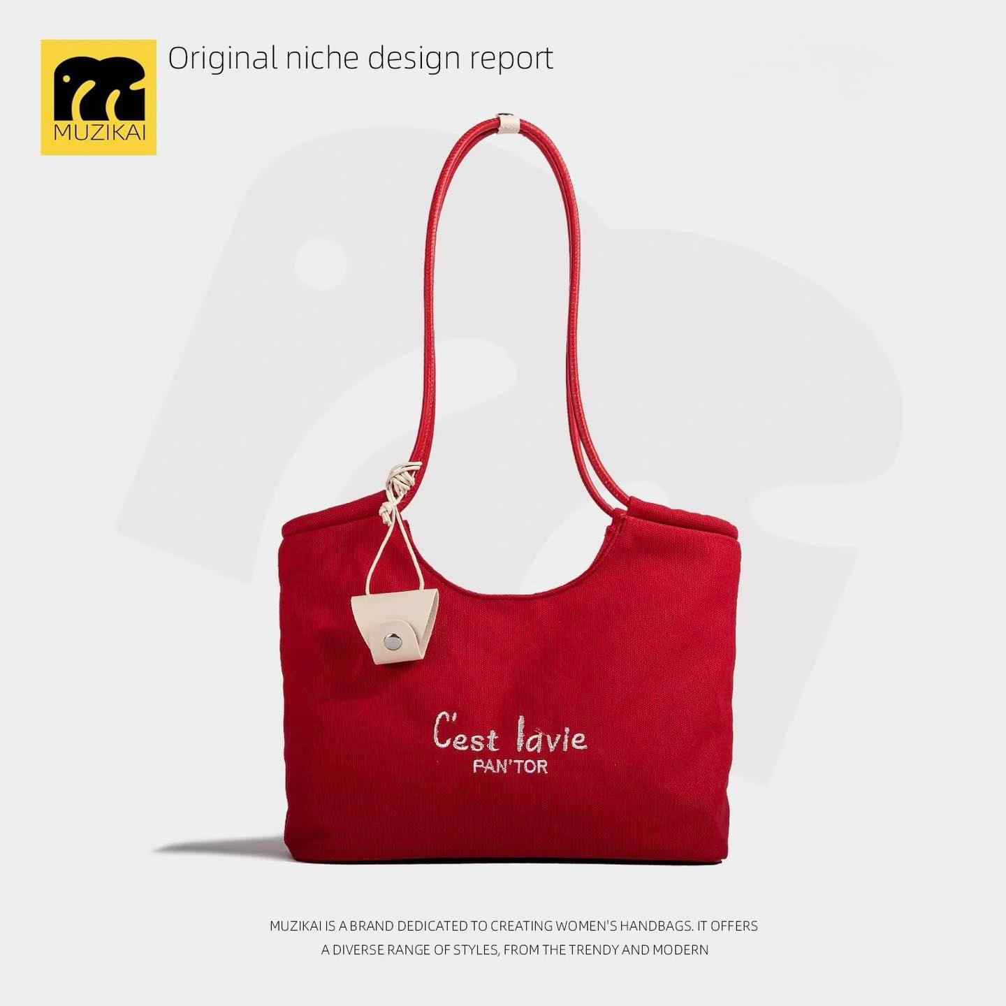C’est Lavie Tote bag 3色入 - HLY &amp; CHOCCICO
