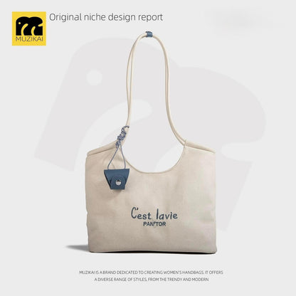C’est Lavie Tote bag 3色入 - HLY &amp; CHOCCICO