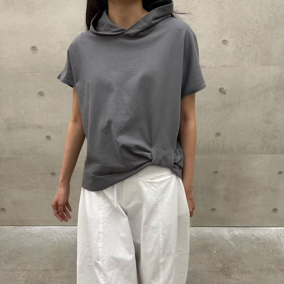 韓國直送Chic Hoodie Tee - HLY &amp; CHOCCICO