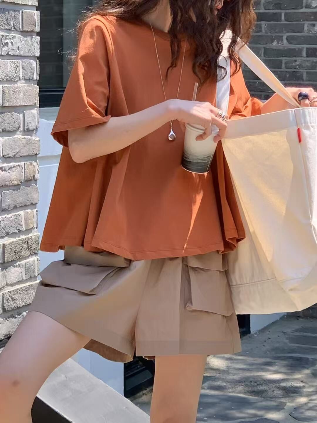 韓國直送Chic Utility Shorts ／ Comfort Tee - HLY & CHOCCICO