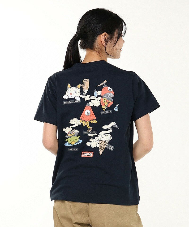 Chums Anti-Bug Food Yokai Pocket Tee - HLY & CHOCCICO