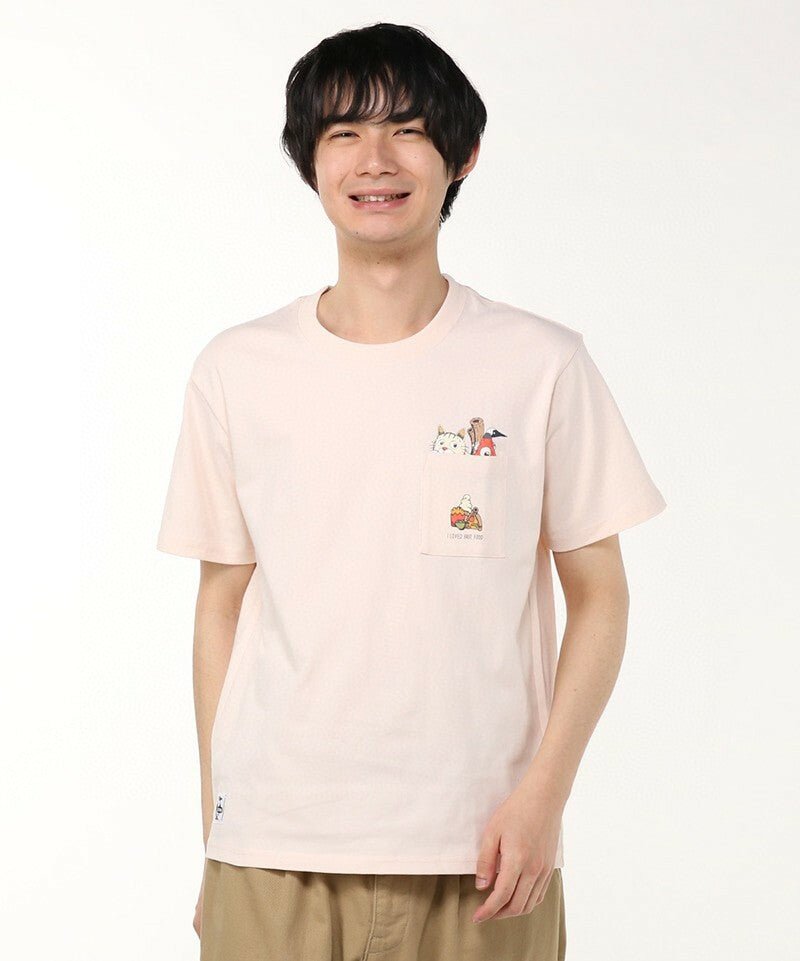 Chums Anti-Bug Food Yokai Pocket Tee - HLY & CHOCCICO