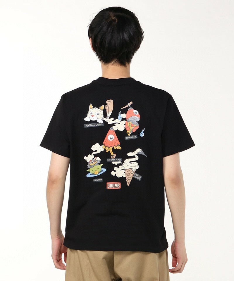 Chums Anti-Bug Food Yokai Pocket Tee - HLY & CHOCCICO