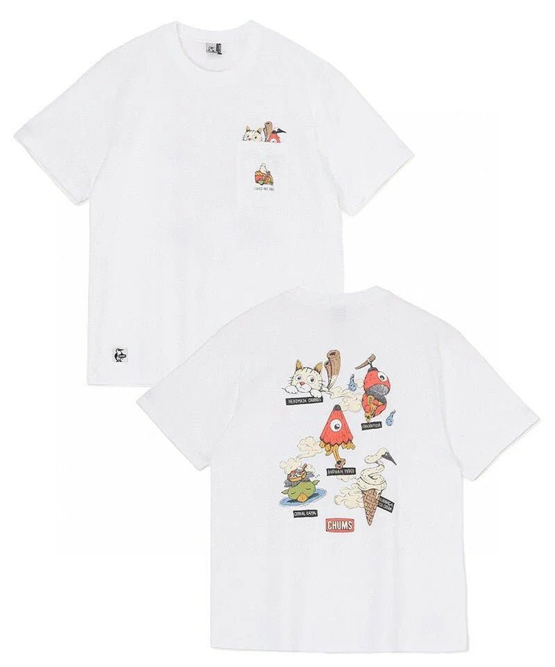 Chums Anti - Bug Food Yokai Pocket Tee - HLY &amp; CHOCCICO