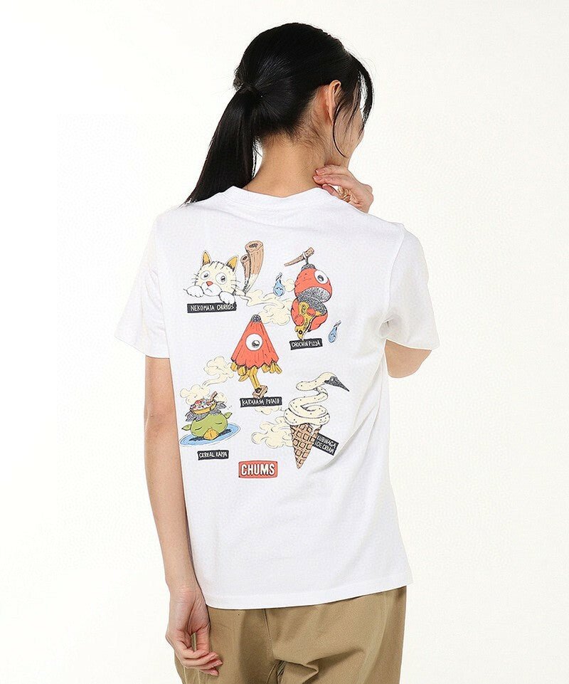 Chums Anti-Bug Food Yokai Pocket Tee - HLY & CHOCCICO