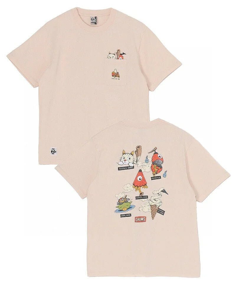 Chums Anti - Bug Food Yokai Pocket Tee - HLY &amp; CHOCCICO