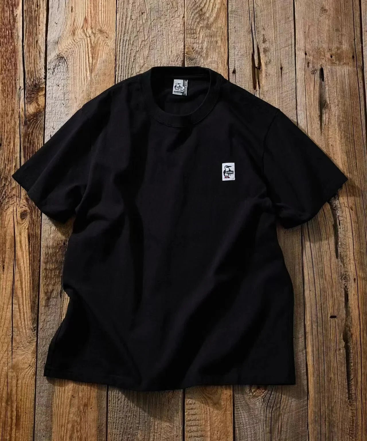 CHUMS arch logo back print crew neck Tee - 4 Color - HLY &amp; CHOCCICO