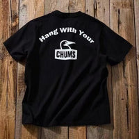 CHUMS  arch logo back print crew neck  Tee -4 Color - HLY & CHOCCICO