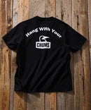 CHUMS  arch logo back print crew neck  Tee -4 Color HLY & CHOCCICO