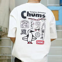 CHUMS  Archive Design Heavy Cotton Tee - HLY & CHOCCICO