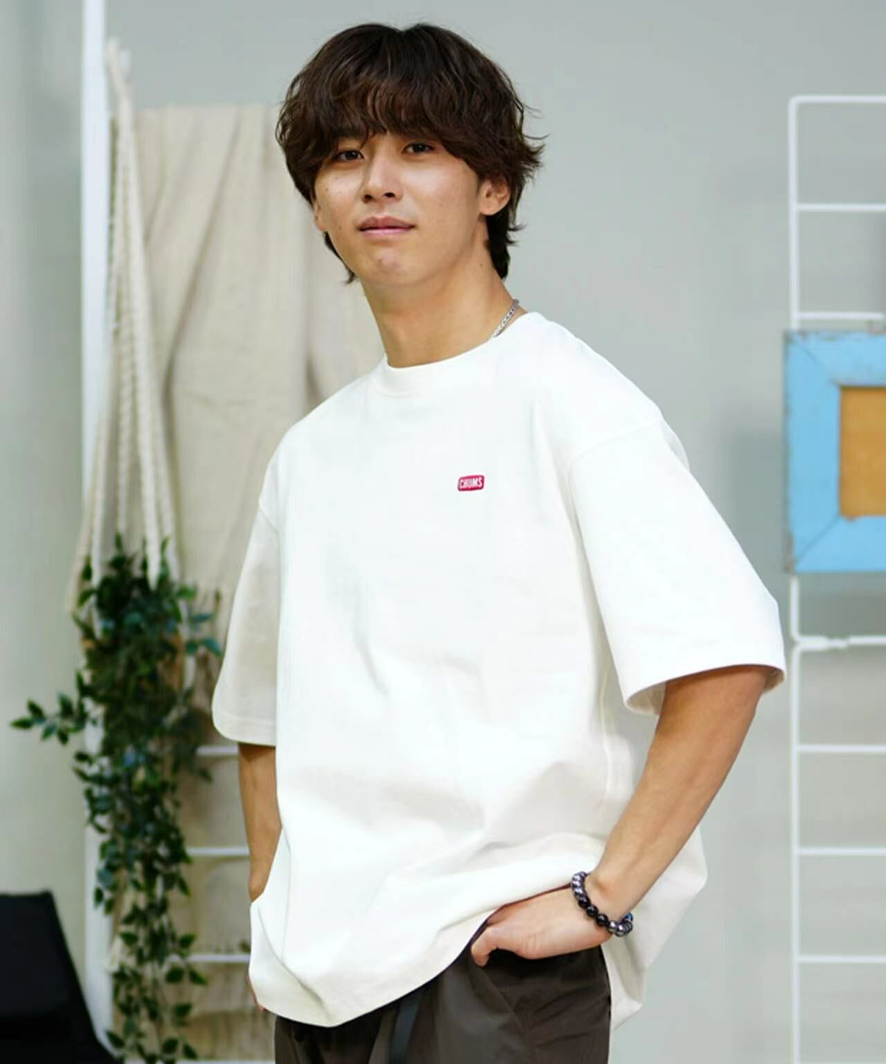 CHUMS  Archive Design Heavy Cotton Tee - HLY & CHOCCICO