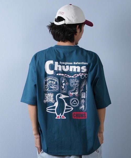CHUMS  Archive Design Heavy Cotton Tee - HLY & CHOCCICO