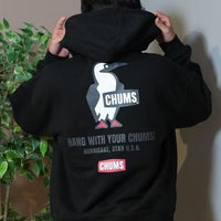 CHUMS Back Print Brushed Lining Hoodie HLY & CHOCCICO