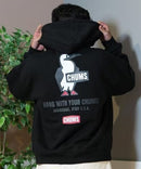 CHUMS Back Print Brushed Lining Hoodie HLY & CHOCCICO