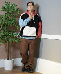 CHUMS Back Print Brushed Lining Hoodie HLY & CHOCCICO