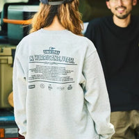 Chums back print crew neck sweatshirt HLY & CHOCCICO
