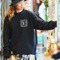 CHUMS 別注 Booby Bird Knit Pocket Sweatshirt - HLY & CHOCCICO