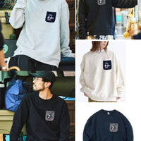 CHUMS 別注 Booby Bird Knit Pocket Sweatshirt - HLY & CHOCCICO