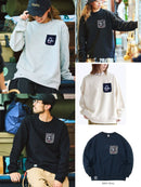 CHUMS 別注 Booby Bird Knit Pocket Sweatshirt - HLY & CHOCCICO