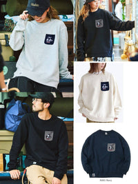 CHUMS 別注 Booby Bird Knit Pocket Sweatshirt - HLY & CHOCCICO