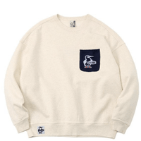 CHUMS 別注 Booby Bird Knit Pocket Sweatshirt - HLY & CHOCCICO