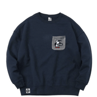 CHUMS 別注 Booby Bird Knit Pocket Sweatshirt - HLY & CHOCCICO