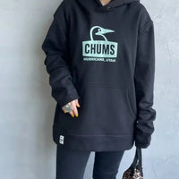 CHUMS BOOBY FACE logo print sweatshirt hoodie 連帽衛衣 - HLY & CHOCCICO