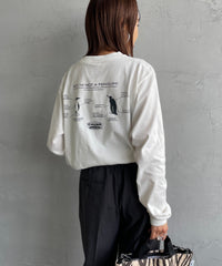 Chums  Brushed Back Print Long Sleeve T-shirt HLY & CHOCCICO