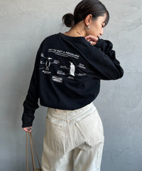 Chums  Brushed Back Print Long Sleeve T-shirt HLY & CHOCCICO