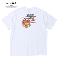 Chums Burger Shop Tee - 3 Color HLY & CHOCCICO