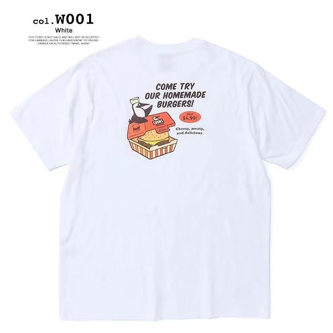 Chums Burger Shop Tee - 3 Color HLY & CHOCCICO