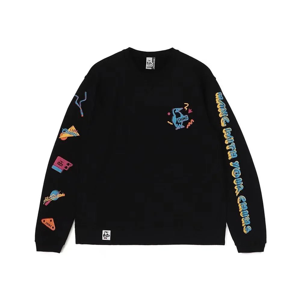 Chums DiscoTime Crew Neck Sweatshirt - HLY &amp; CHOCCICO