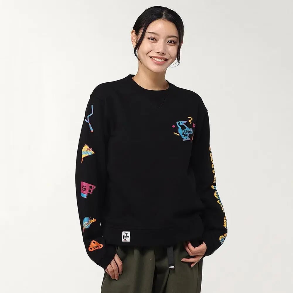 Chums DiscoTime  Crew Neck Sweatshirt - HLY & CHOCCICO