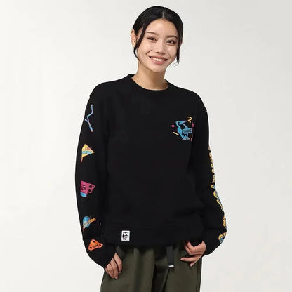 Chums DiscoTime Crew Neck Sweatshirt - HLY &amp; CHOCCICO