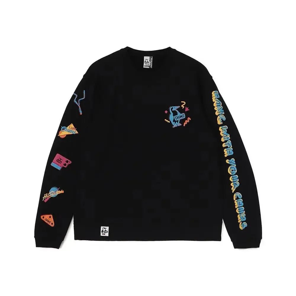 Chums DiscoTime Crew Neck Sweatshirt - HLY &amp; CHOCCICO