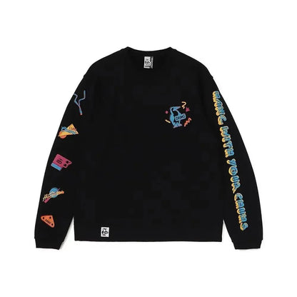 Chums DiscoTime Crew Neck Sweatshirt - HLY &amp; CHOCCICO