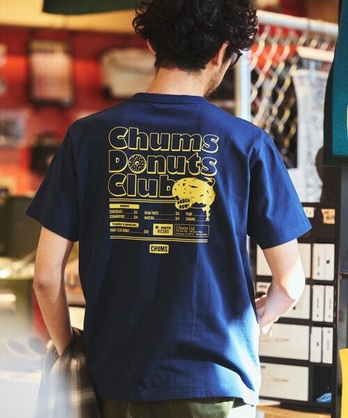 CHUMS 別注 DONUTS CLUB  T-shirt -4 Color