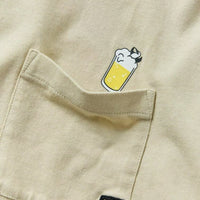 CHUMS Drink Logo  pocket Long sleeve T-shirt - HLY & CHOCCICO