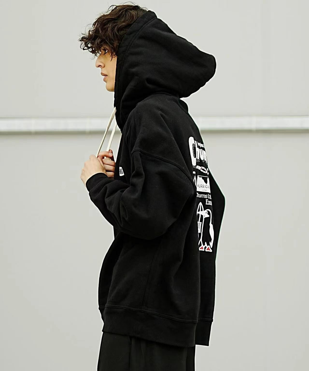 CHUMS Fleece-lined Hoodie HLY & CHOCCICO
