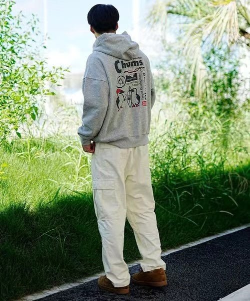 CHUMS Fleece-lined Hoodie HLY & CHOCCICO