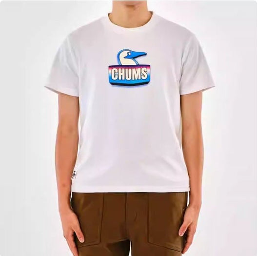 Chums front print  Tee - 4 Color HLY & CHOCCICO