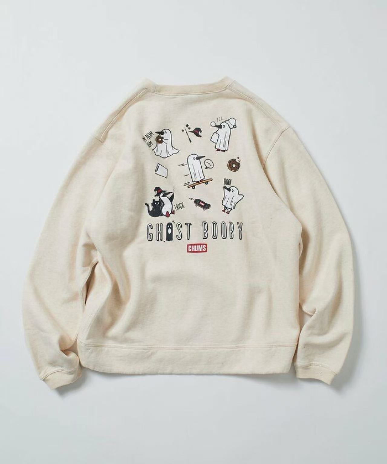 Chums Ghost Motif Sweatshirt - HLY & CHOCCICO