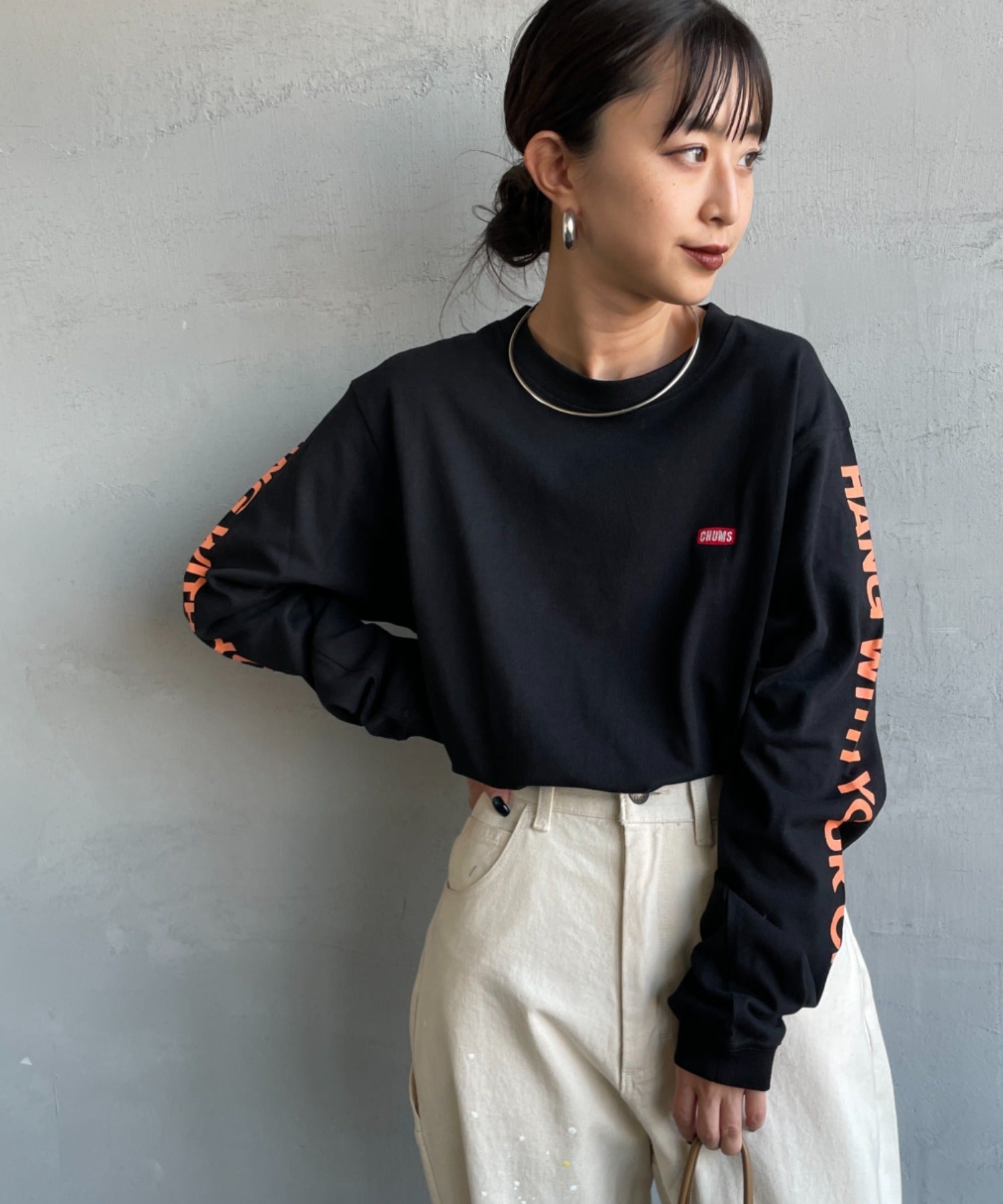 Chums HANG WITH YOUR CHUMS Long Sleeve T-shirt