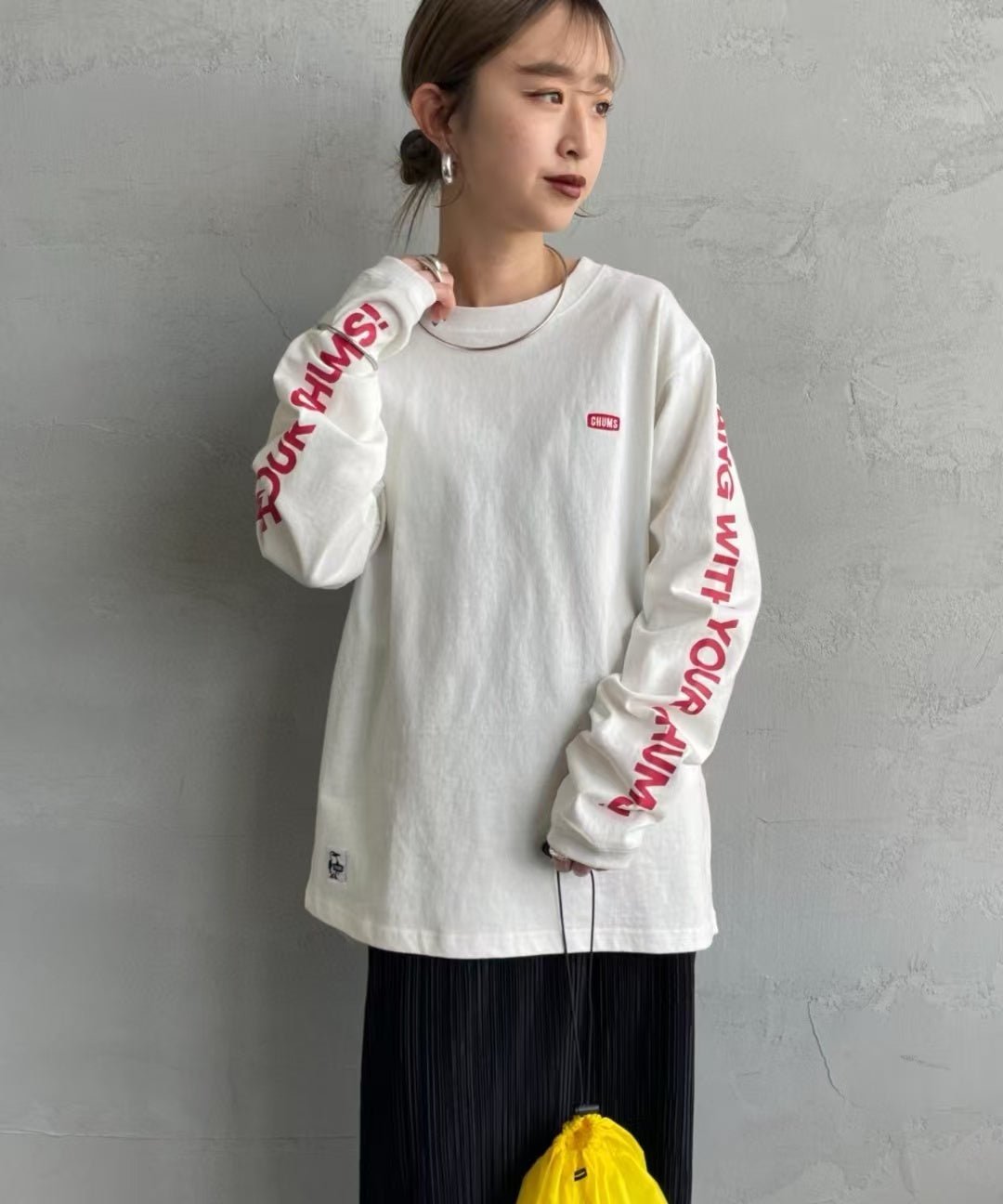Chums HANG WITH YOUR CHUMS Long Sleeve T-shirt