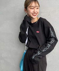 Chums HANG WITH YOUR CHUMS Long Sleeve T-shirt - HLY & CHOCCICO